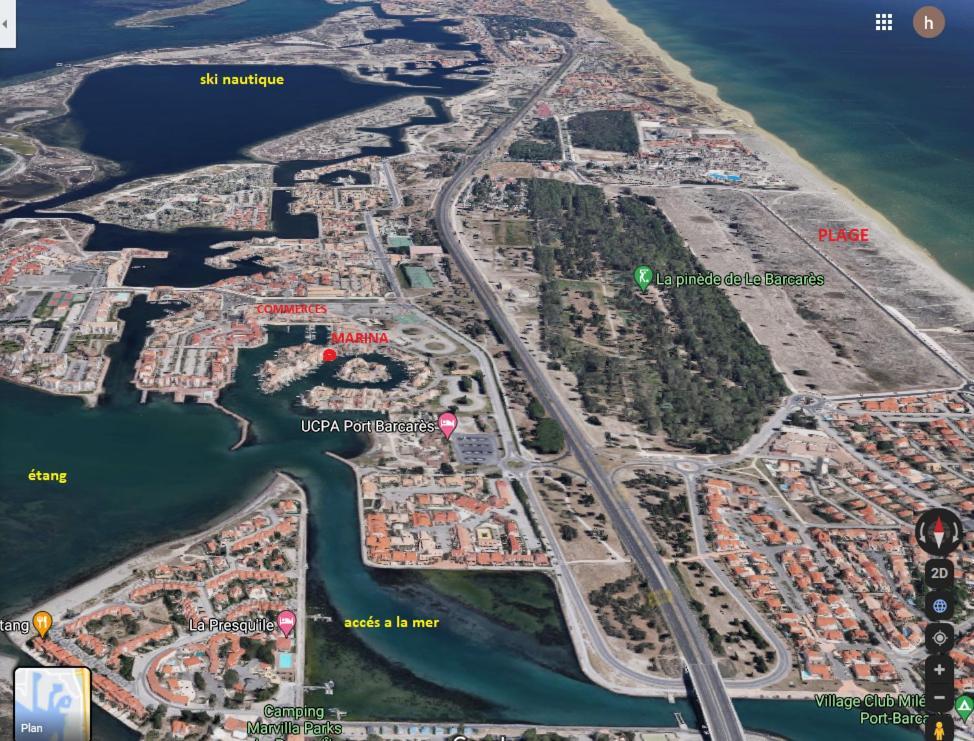 Апартаменты Marina Les Pieds Dans L Eau Ле Баркарес Экстерьер фото
